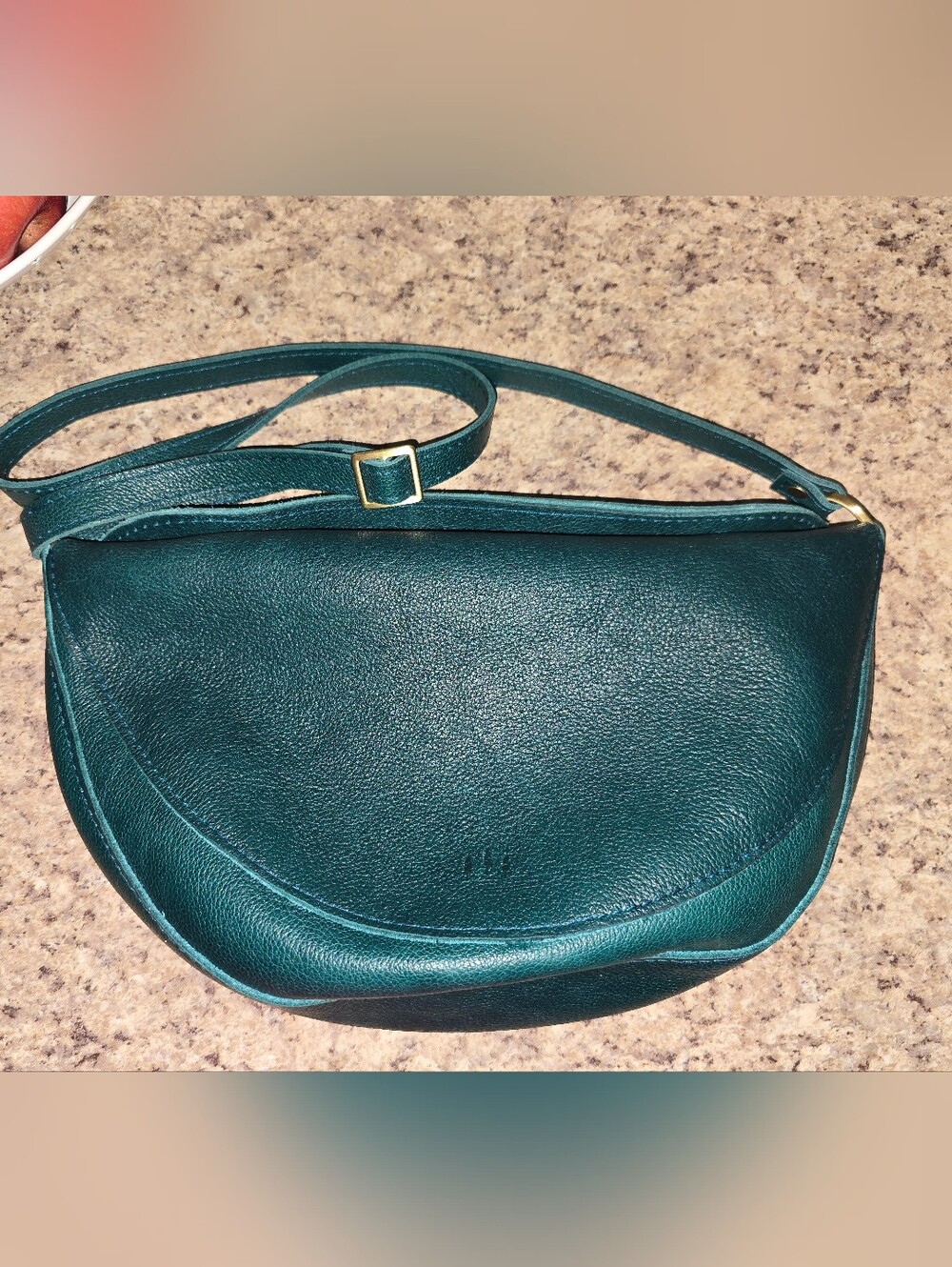 Portland Leather Koala Sling Bag Large Seaglass